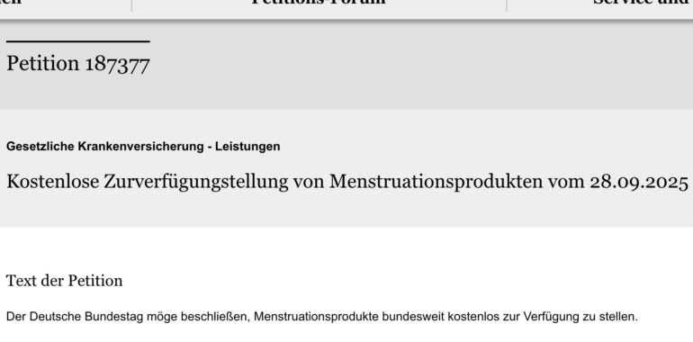 Bundesweite Petition gestartet
